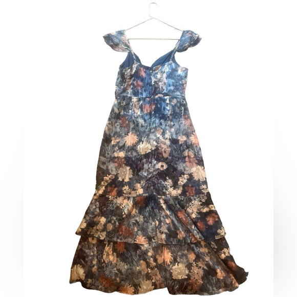 NWT HUTCH Anthropologie Ruffled Midi Dress - Picture 4 of 12
